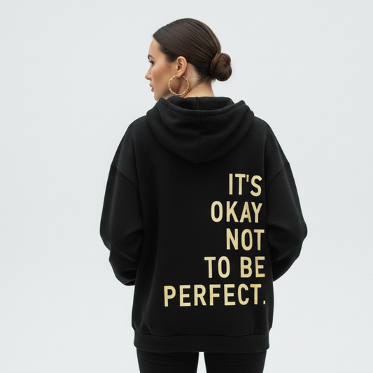 Damska bluza z kapturem z nadrukiem na plecach