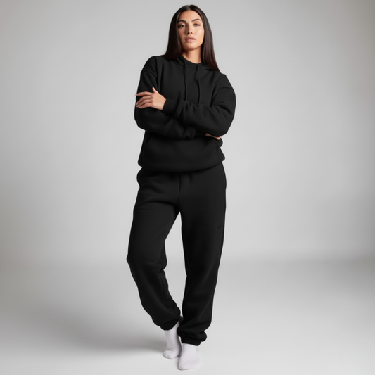 Damski oversize’owy zestaw domowy