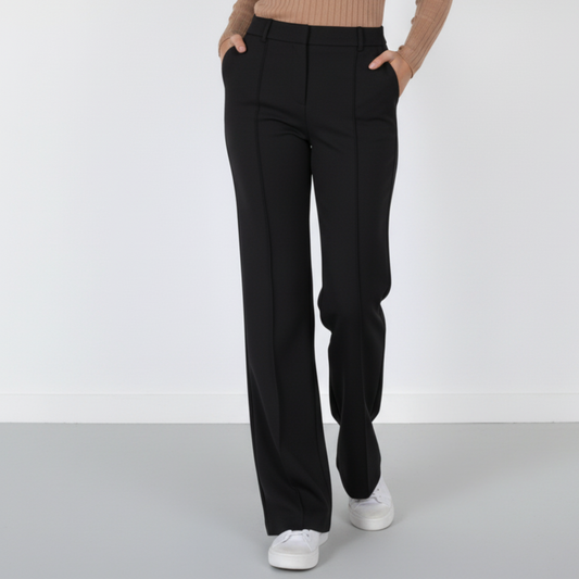 Spodnie o wysokim stanie w fasonie dopasowanym