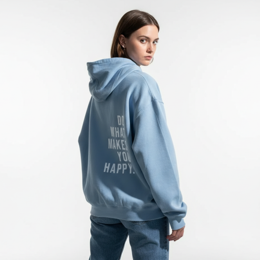 Damska jesienna bluza z kapturem z nadrukiem