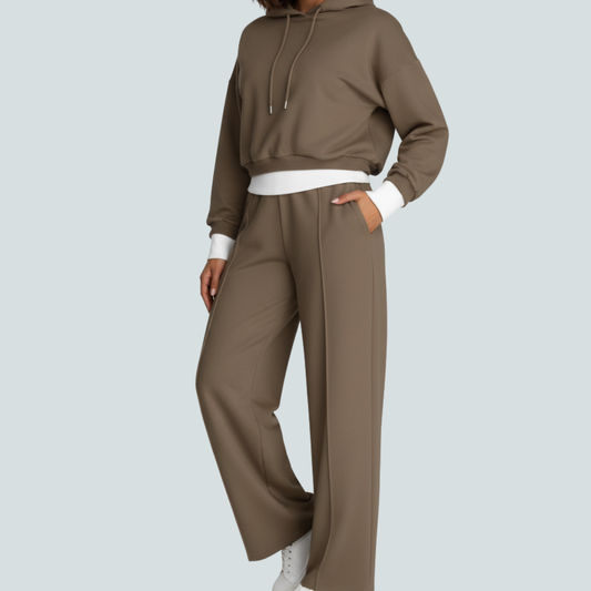 Damski zestaw do domu z miękkiego polaru