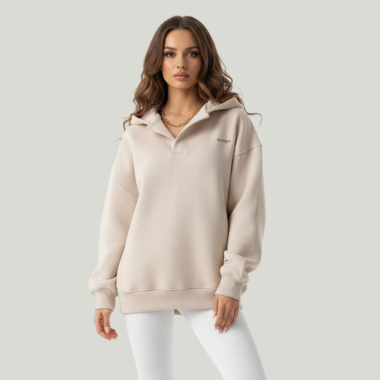 Minimalistyczna bluza z kapturem